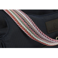 Sac cabas Equithème Aztec Zip + élastique Marine Bleu marine