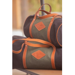 Pénélope Canvas Bowl Tas Groen / zwart