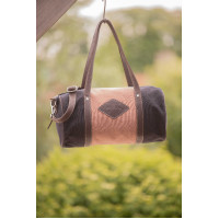 Pénélope Canvas Bowl Tas Zwart / oudroze Pénélope Canvas Bowl Tas Zwart / oudroze