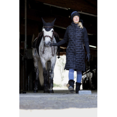 Veste longue sans manches matelassée sans couture Je t'aime Equithème Navina femme Noir Veste longue sans manches matelassée sans couture Je t'aime Equithème Navina femme Noir