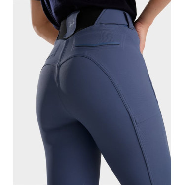 Pantalon d'équitation X-perform Iconic Horse Pilot femme Vintage Indigo Bleu