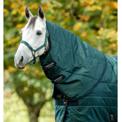 Couvre-cou d'écurie Horseware Amigo Ripstop Insulator 200g Vert dynastie / marine / argent Couvre-cou d'écurie Horseware Amigo Ripstop Insulator 200g Vert dynastie / marine / argent