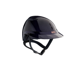 Casque d'équitation NACA Gravity S carbone Carbone bleu brillant