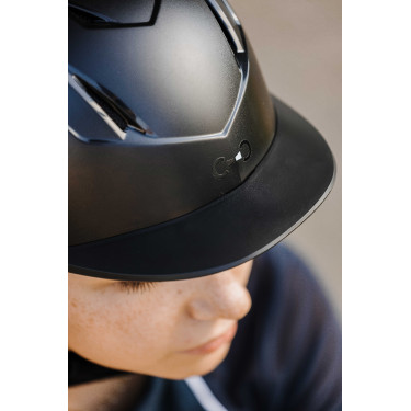 Rijhelm Riding World Topy Mat zwart Rijhelm Riding World Topy Mat zwart