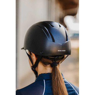 Casque Riding World Topy Noir mat