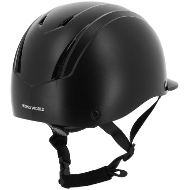 Rijhelm Riding World Topy Mat zwart Rijhelm Riding World Topy Mat zwart