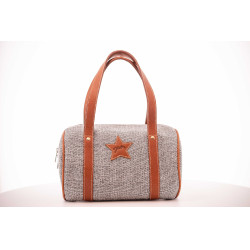 Sac Pénélope Nina Bowl gris petit modèle