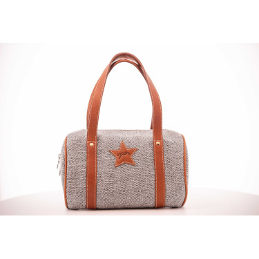 Sac Pénélope Nina Bowl gris petit modèle