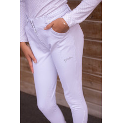Pantalon d'équitation Élégance Pénélope Blanc Pantalon d'équitation Élégance Pénélope Blanc