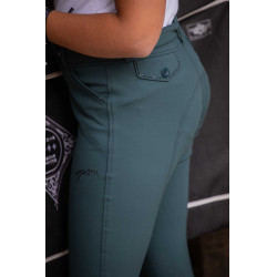 Pantalon d'équitation Élégance Pénélope Vert forêt