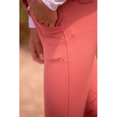 Pantalon d'équitation Élégance Pénélope Vieux rose