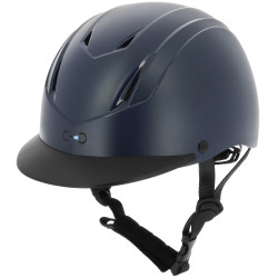 Casque Riding World Topy Marine mat Bleu