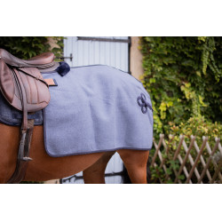 Quarterdeken Quarter Paddock Sports Wooltouch Gemêleerd blauw Quarterdeken Quarter Paddock Sports Wooltouch Gemêleerd blauw