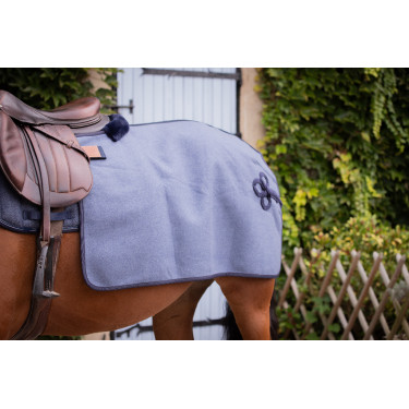 Quarterdeken Quarter Paddock Sports Wooltouch Gemêleerd blauw Quarterdeken Quarter Paddock Sports Wooltouch Gemêleerd blauw