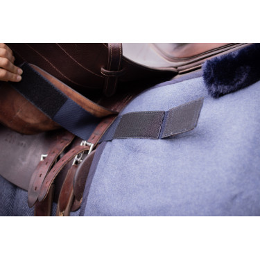 Quarterdeken Quarter Paddock Sports Wooltouch Gemêleerd blauw Quarterdeken Quarter Paddock Sports Wooltouch Gemêleerd blauw