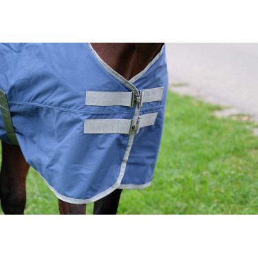 Couverture Equithème Tyrex 600D recyclée Bleu marine