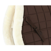 Equithème Pro gevormde zadeldek Chocolade Bruin Equithème Pro gevormde zadeldek Chocolade Bruin