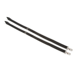 Courroies de cuisse élastique Shires Noir Courroies de cuisse élastique Shires Noir