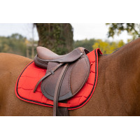 Zadeldek Equithème Satin Rood