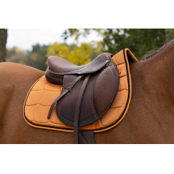 Tapis de selle Equithème Satin Orange