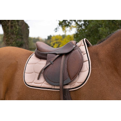 Tapis de selle Equithème Satin Rose clair