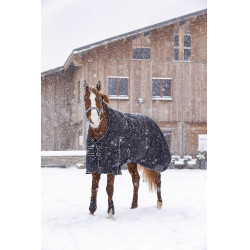 Waterdichte Oxford-deken Riding World Zwart