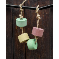 Corde pour pierre à sel Hippotnic Lolly-Lick Naturel Marron