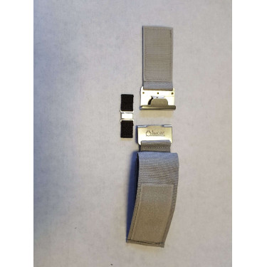 Fermeture de poitrail Bucas Click'n Go Magnetic Argent / noir Fermeture de poitrail Bucas Click'n Go Magnetic Argent / noir