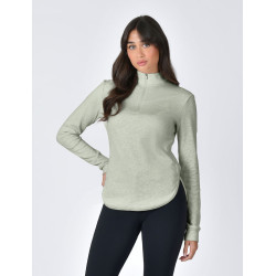 Polo Weatherbeeta manches longues London Olive marle Polo Weatherbeeta manches longues London Olive marle