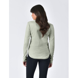 Polo Weatherbeeta manches longues London Olive marle Polo Weatherbeeta manches longues London Olive marle