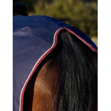 Couvre-reins carré Weatherbeeta doublé polaire Essentiel Marine / bordeaux Bleu