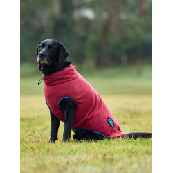 Couverture pour chien Weatherbeeta polaire ComFiTec Bordeaux / marine