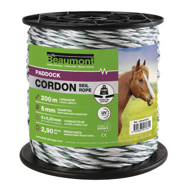 Gevlochten koord 6 mm Beaumont