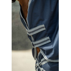 Couverture d'extérieur Therma Pro HKM Cou détachable 600D Bleu foncé