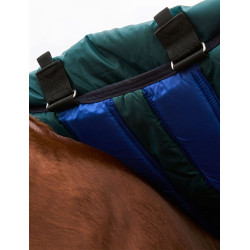 Couverture Weatherbeeta ComFiTec Dynamic Turnout 220g cou détachable Vert forêt / marine