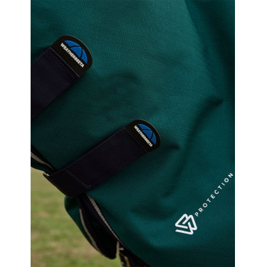 Couverture Weatherbeeta ComFiTec Dynamic Turnout 220g cou détachable Vert forêt / marine