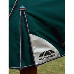 Couverture Weatherbeeta ComFiTec Dynamic Turnout 220g cou détachable Vert forêt / marine