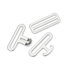 Kit clip de sursangles Shires Argenté
