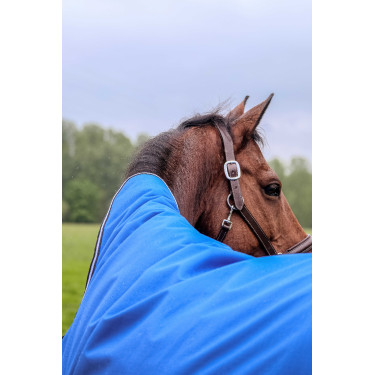 Equithème Tyrex Aisance 1200D High Neck deken Koningsblauw Equithème Tyrex Aisance 1200D High Neck deken Koningsblauw