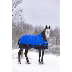 Equithème Tyrex Aisance 1200D High Neck deken Koningsblauw Equithème Tyrex Aisance 1200D High Neck deken Koningsblauw