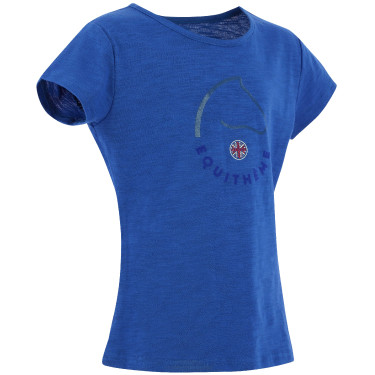 T-shirt Equithème Claire Enfant Bleu Monaco T-shirt Equithème Claire Enfant Bleu Monaco