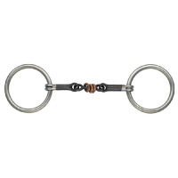 Mors cheval avec rouleau cuivre Shires - Matériel d'équitation Mors cheval avec rouleau cuivre Shires - Matériel d'équitation