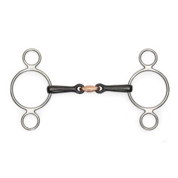 Mors cheval 2 anneaux Shires - Matériel d'équitation