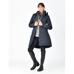 Blouson long Weatherbeeta imperméable femme Marine Bleu marine
