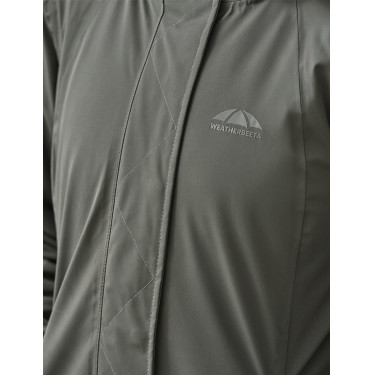 Blouson long Weatherbeeta imperméable femme Vert de minuit