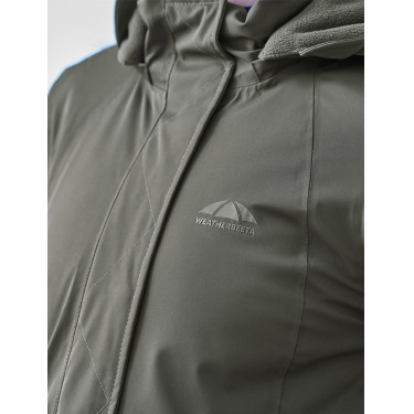 Blouson long Weatherbeeta imperméable femme Vert de minuit