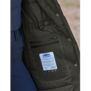 Blouson long Weatherbeeta imperméable femme Vert de minuit