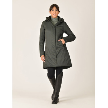 Blouson long Weatherbeeta imperméable femme Vert de minuit