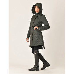 Blouson long Weatherbeeta imperméable femme Vert de minuit