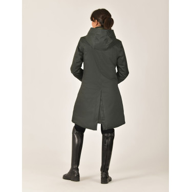 Blouson long Weatherbeeta imperméable femme Vert de minuit